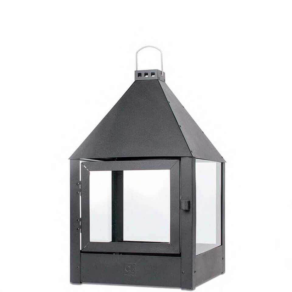 Allwetter Laterne Mega Quadrat, pulverbeschichtet, Schwarz, 52 cm Allwetter Laterne Mega Quadrat, pulverbeschichtet, Schwarz, 52 cm