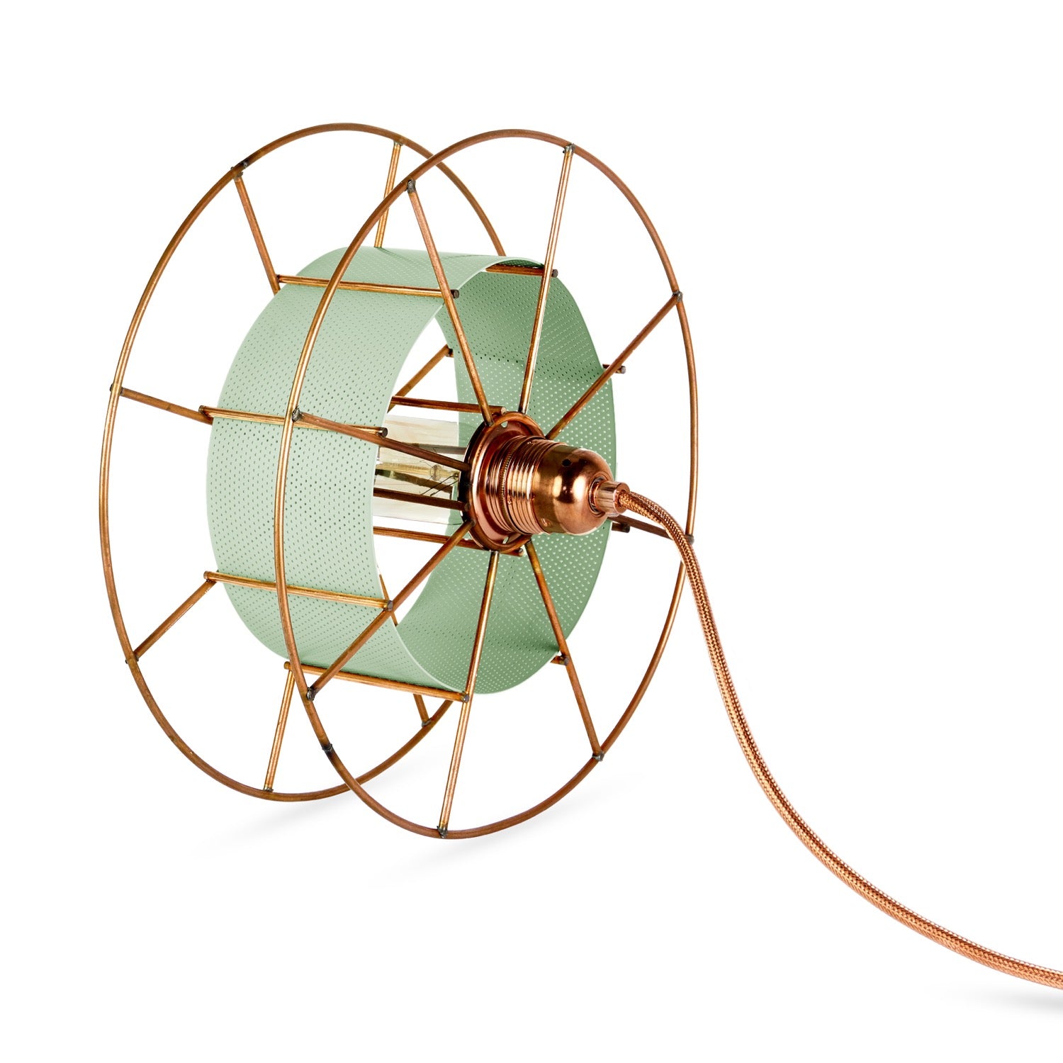 Upcycle Tischleuchte SPOOL FLOOR Upcycle Tischleuchte SPOOL FLOOR