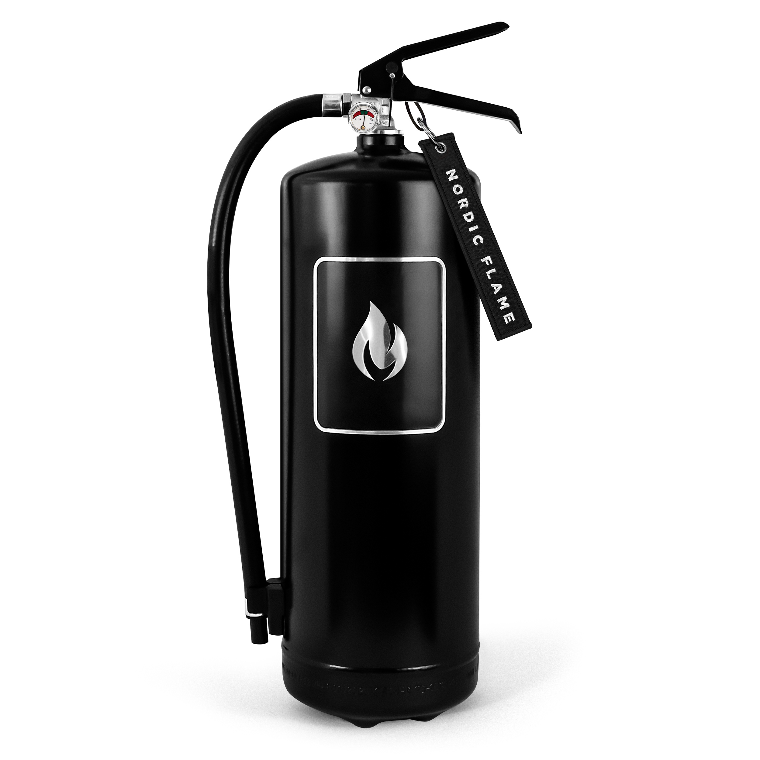 Design Feuerlöscher - ABC-Pulver - 6 kg - Schwarz - NORDIC FLAME Design Feuerlöscher - ABC-Pulver - 6 kg - Schwarz - NORDIC FLAME