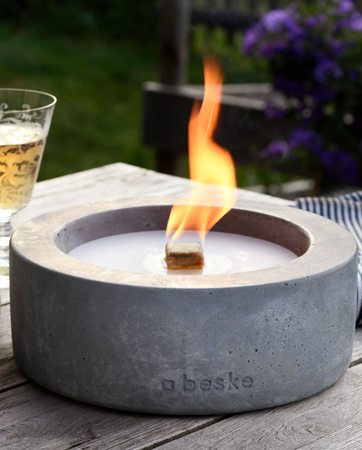 Beske Betonfeuer 'Taal' (Ø 25 cm, Höhe 10 cm) Beske Betonfeuer 'Taal' (Ø 25 cm, Höhe 10 cm)