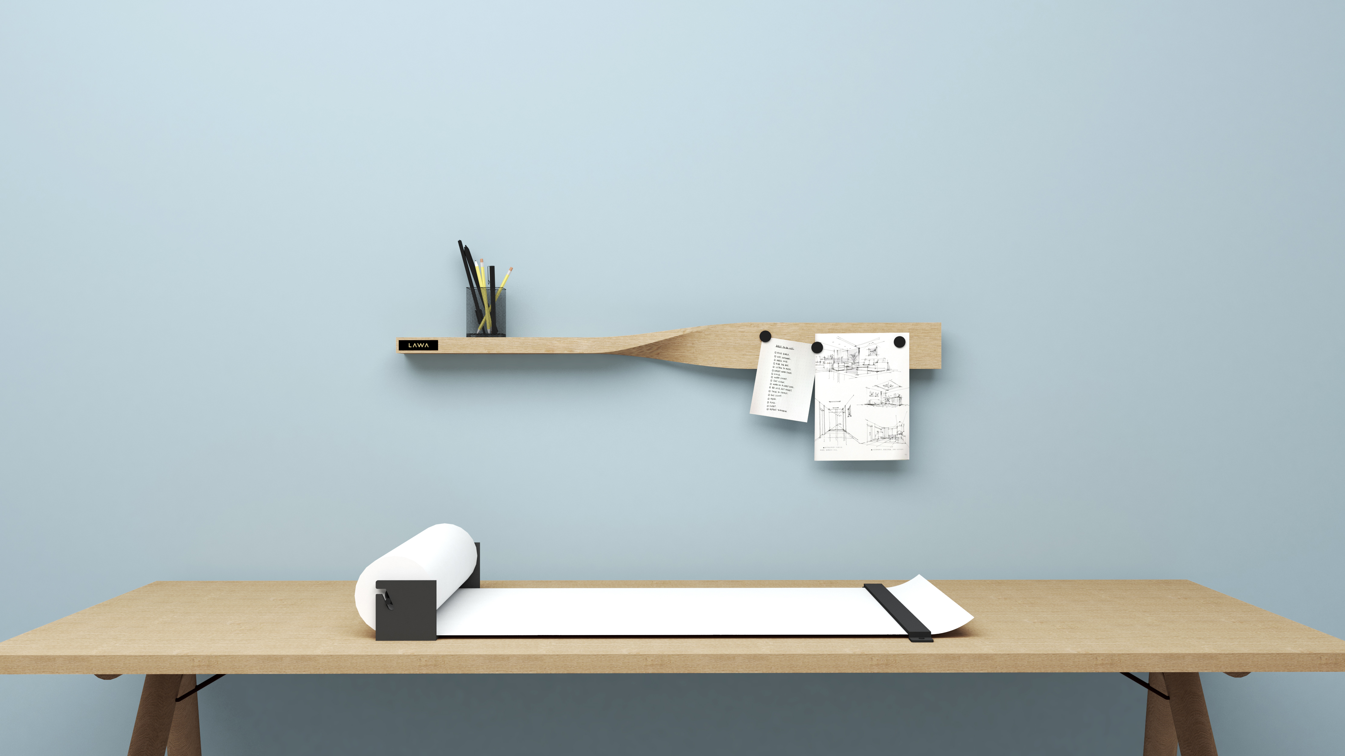 Twist Shelf - Geschwungenes Wandregal Twist Shelf - Geschwungenes Wandregal