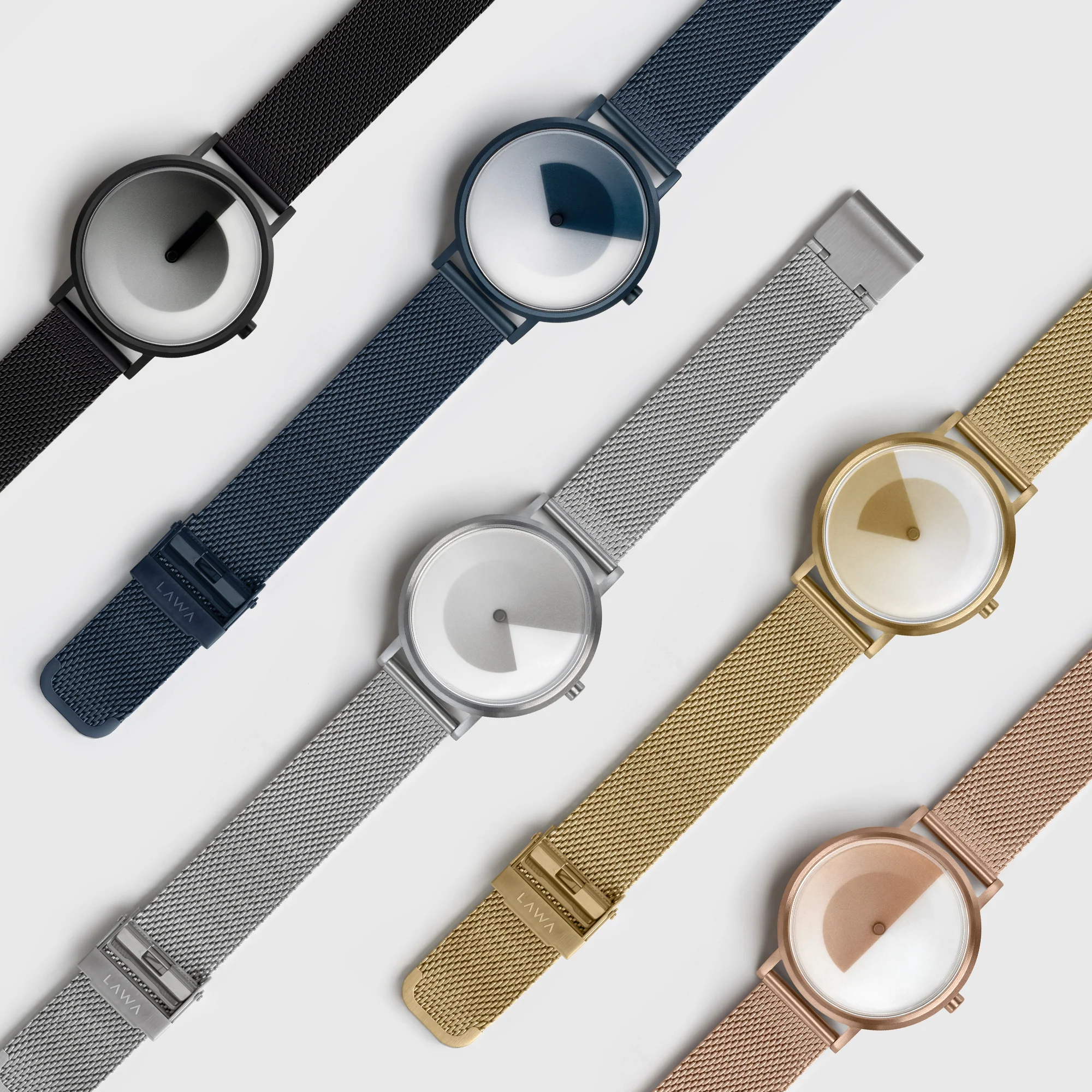 Gradient Watch Schwarz Leder