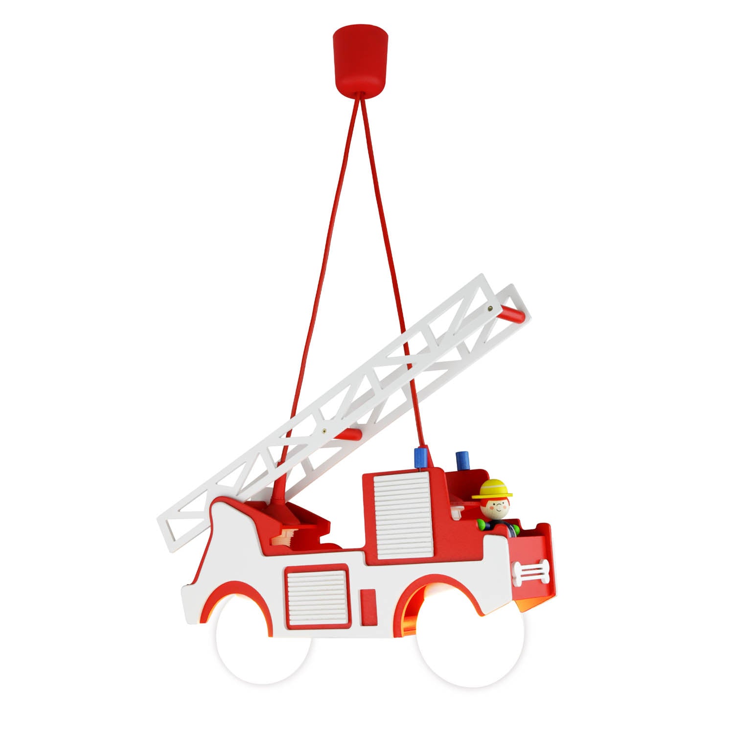 Pendelleuchte Feuerwehr mit Fred, 2-flammig Pendelleuchte Feuerwehr mit Fred, 2-flammig