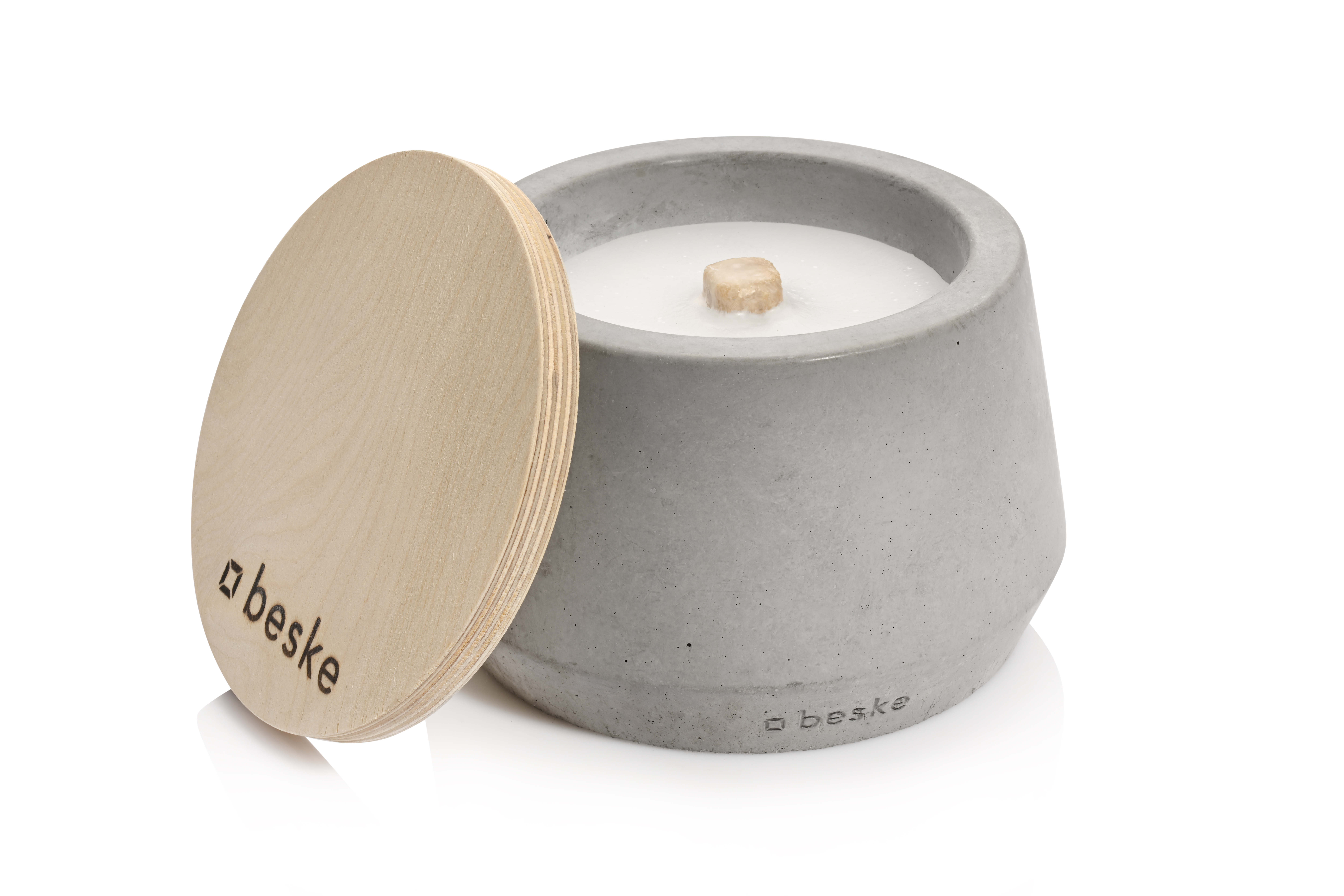 Beske Betonfeuer "Steller" ( 17 cm, Höhe 10 cm) | bauchig