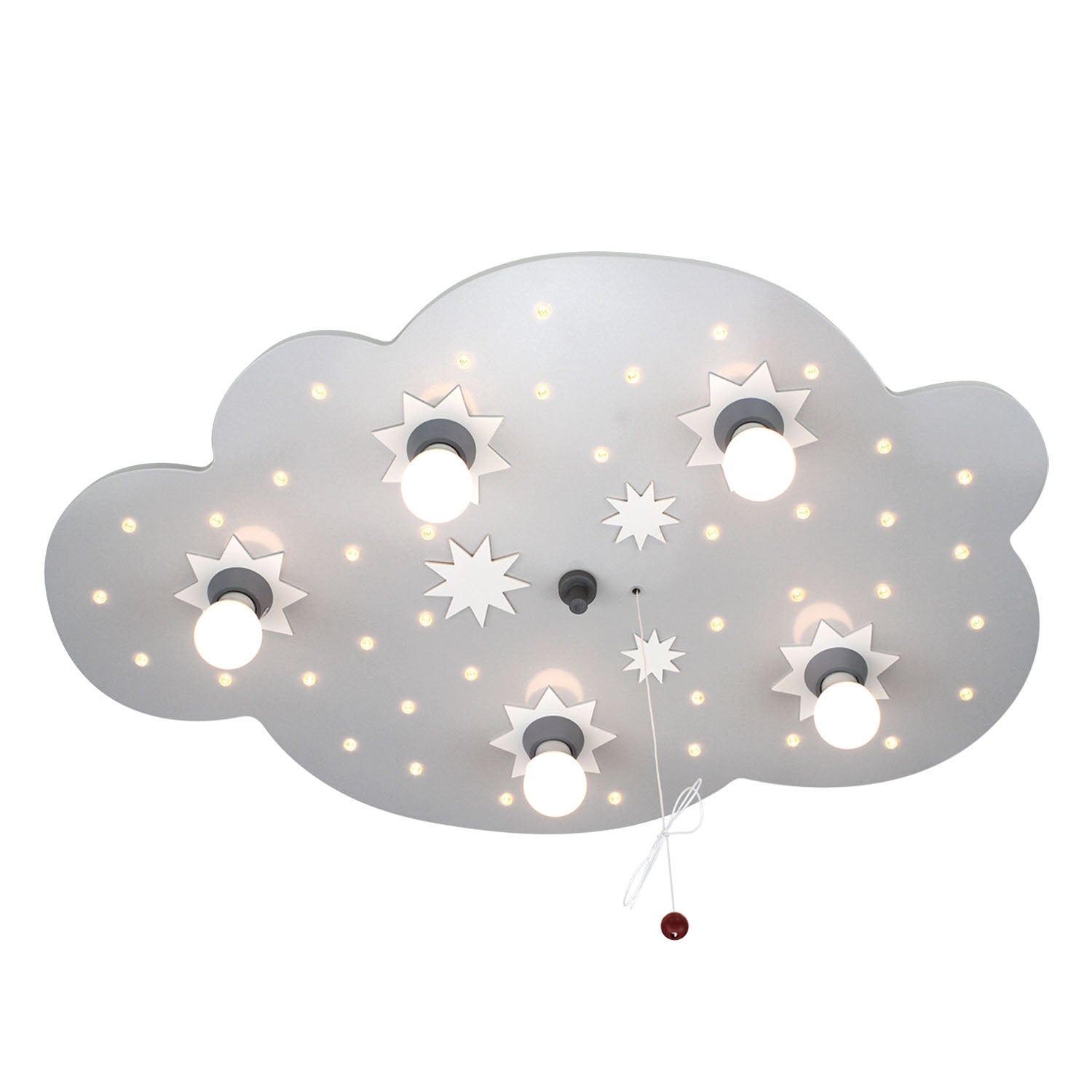 Deckenleuchte LED Sternenwolke, 6-flammig, silber Deckenleuchte LED Sternenwolke, 6-flammig, silber
