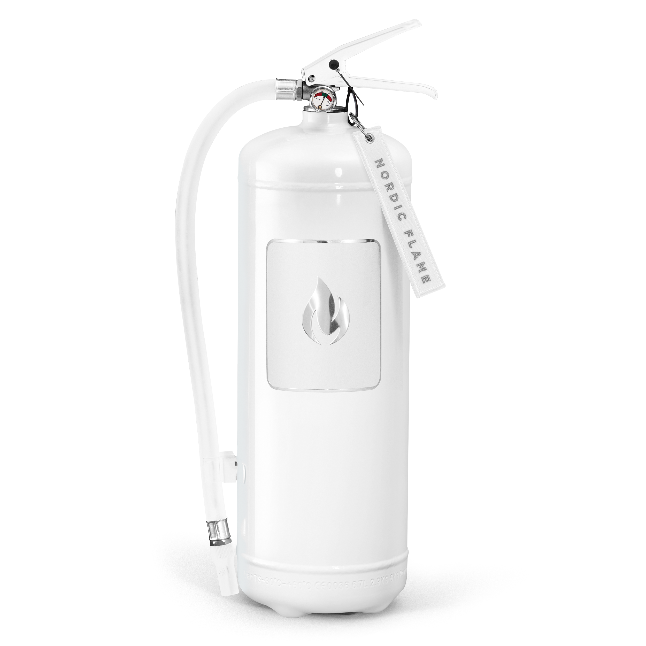 Design Feuerlöscher - ABC-Pulver - 6 kg - Weiß - NORDIC FLAME