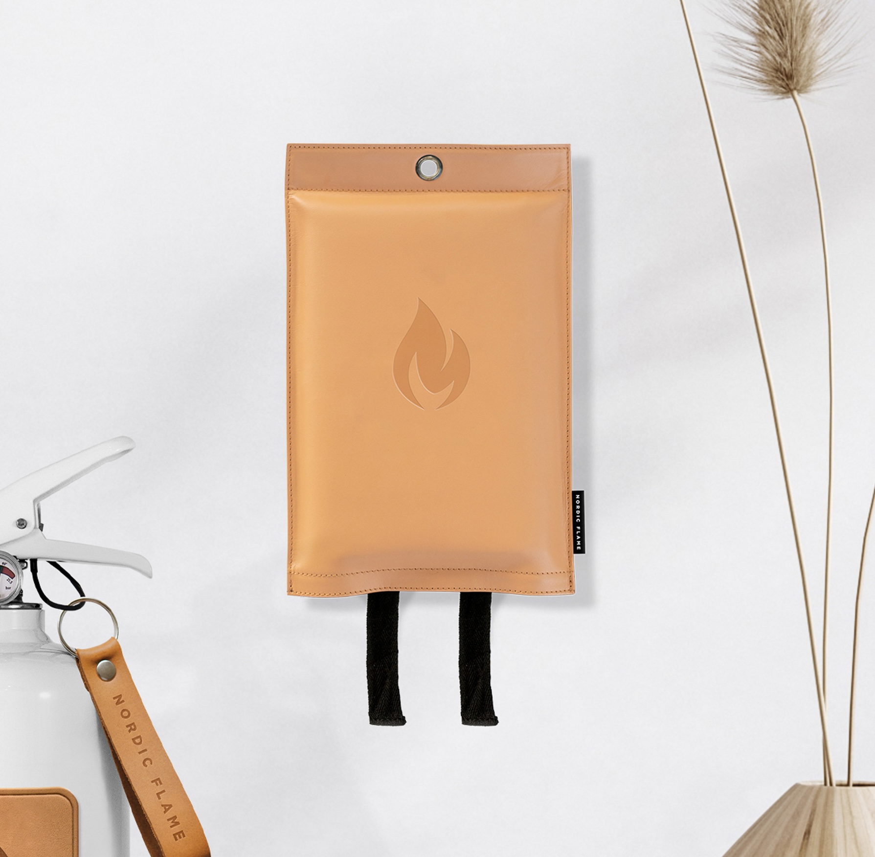 Löschdecke – Leder | hellbraun