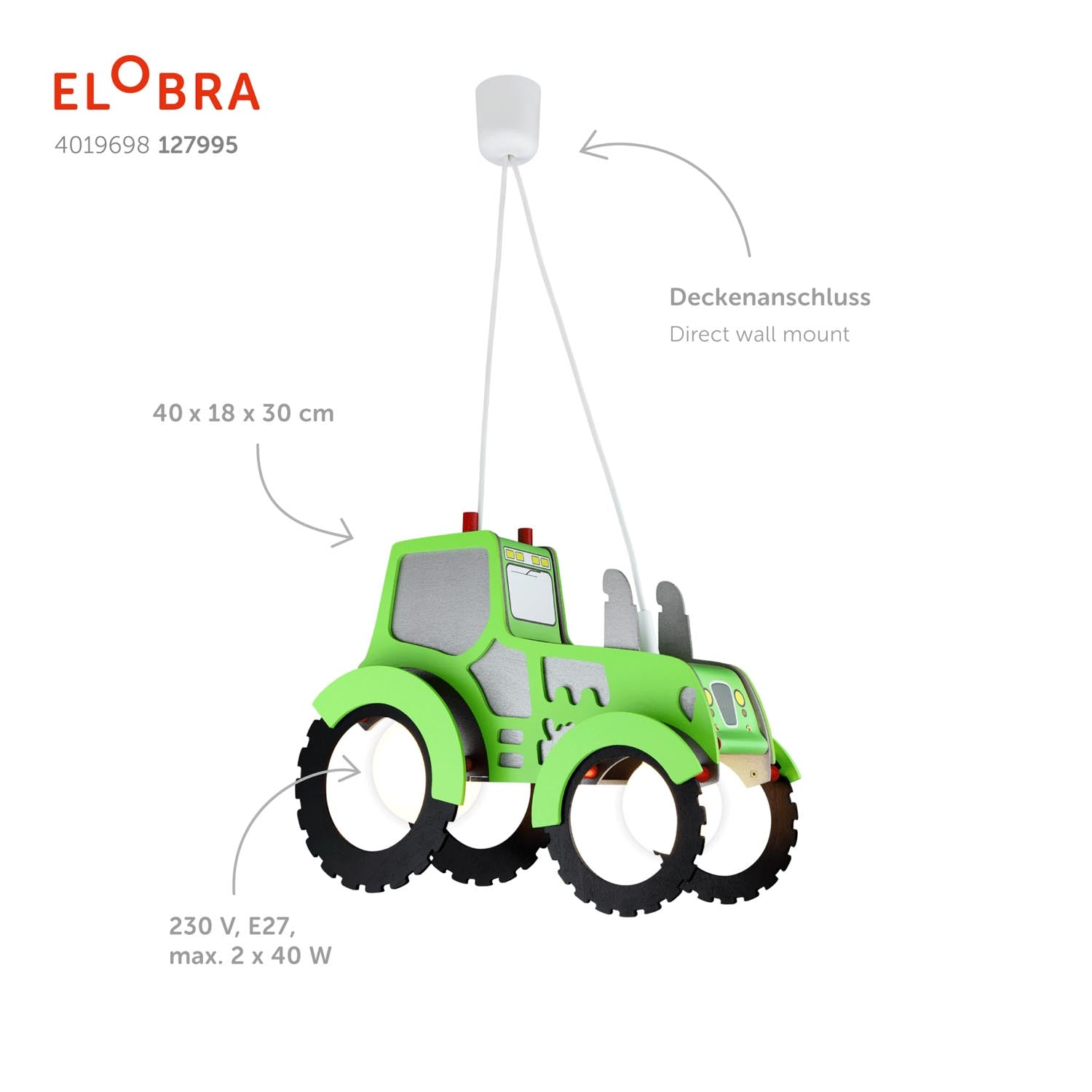 Pendelleuchte Traktor, 2-flammig Pendelleuchte Traktor, 2-flammig
