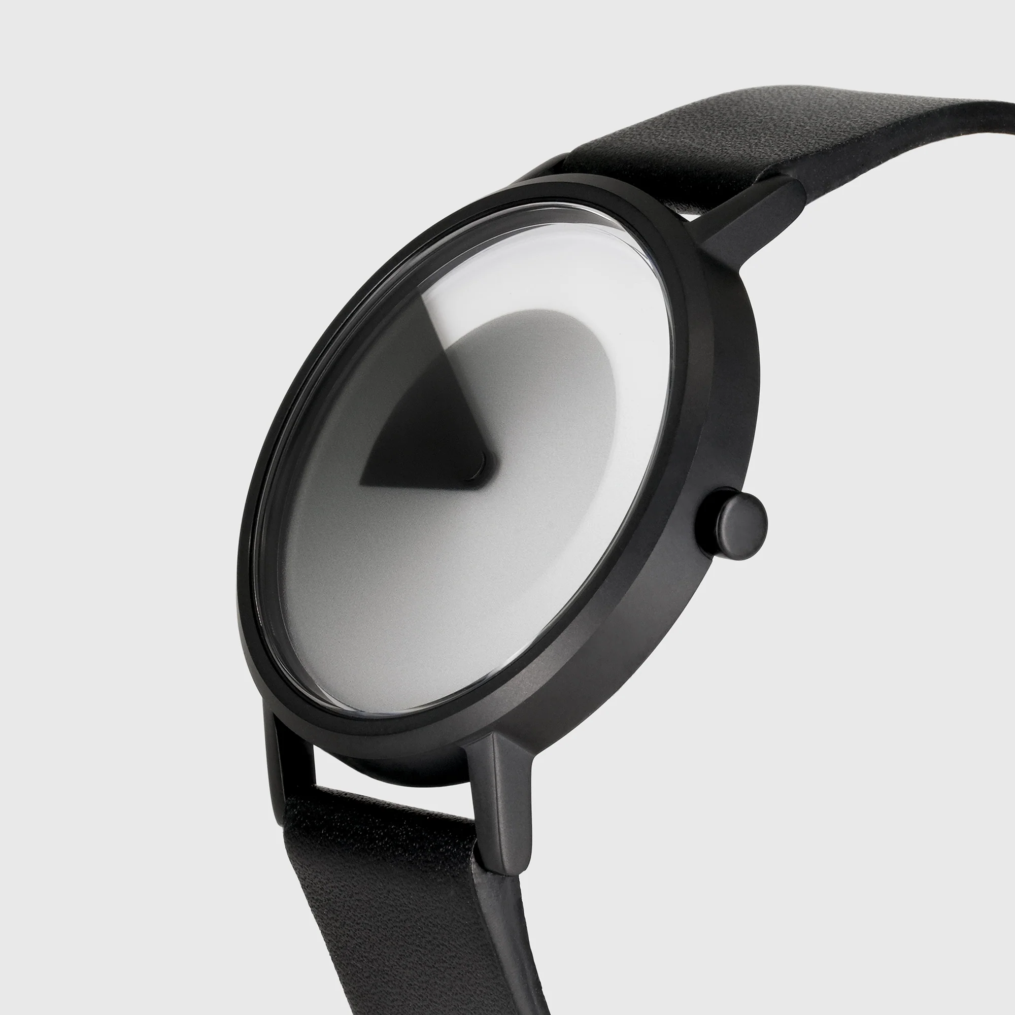 Gradient Watch Schwarz Leder Gradient Watch Schwarz Leder