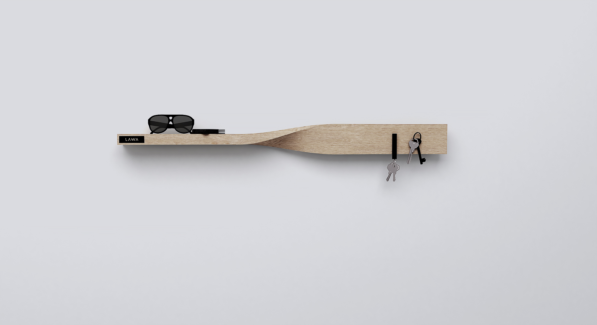 Twist Shelf - Geschwungenes Wandregal Twist Shelf - Geschwungenes Wandregal