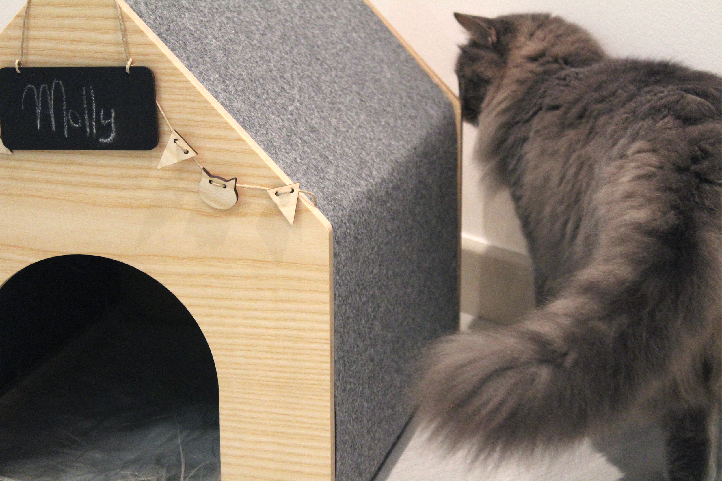 APAWTMENT house - Holzhaus für Katzen APAWTMENT house - Holzhaus für Katzen