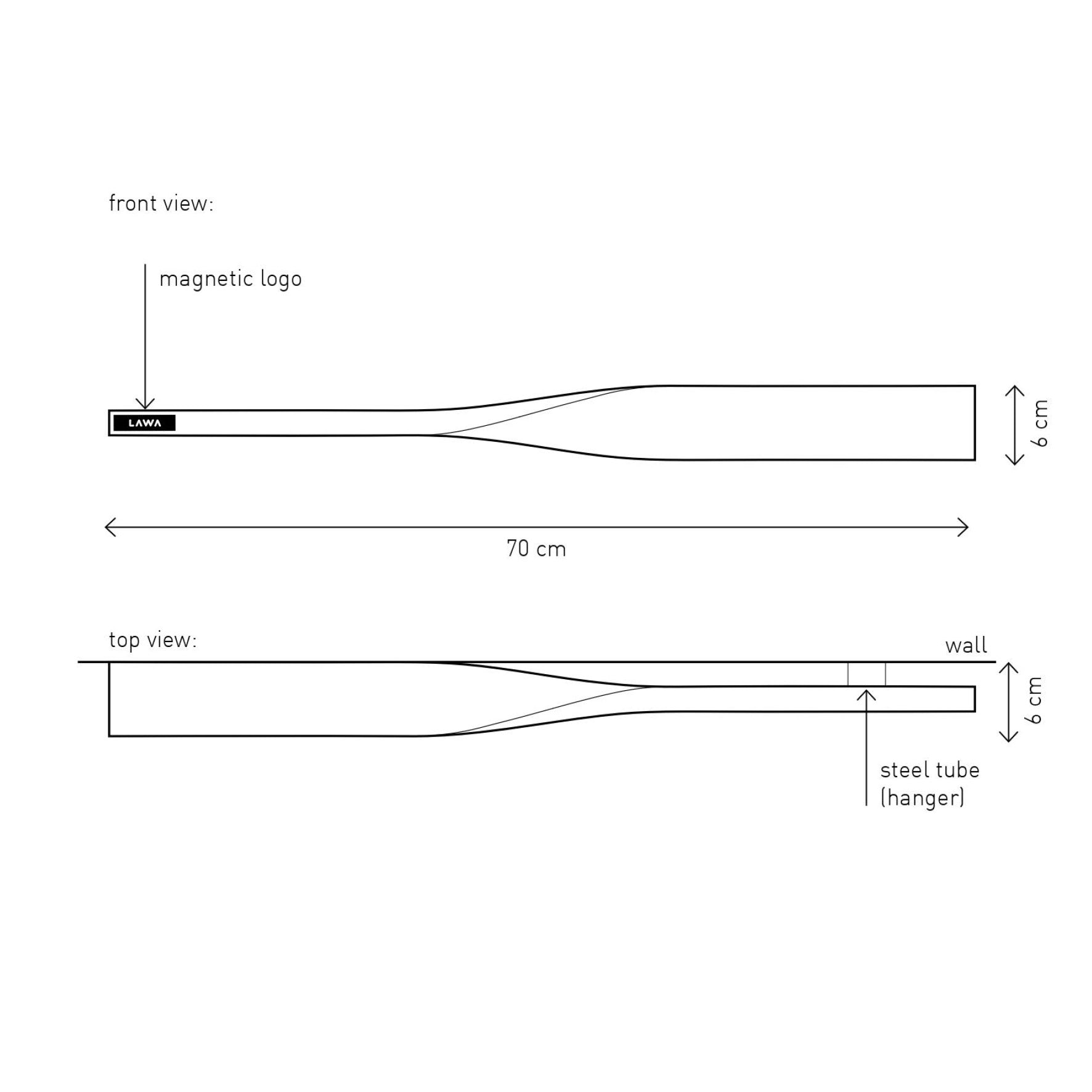 Twist Shelf - Geschwungenes Wandregal Twist Shelf - Geschwungenes Wandregal