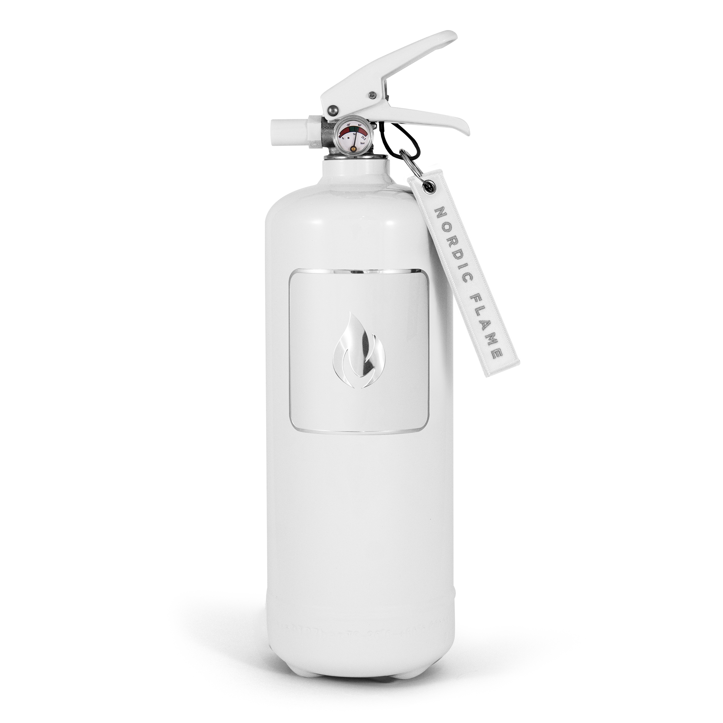 Design Feuerlöscher - ABC-Pulver - 2 kg - Weiß - NORDIC FLAME